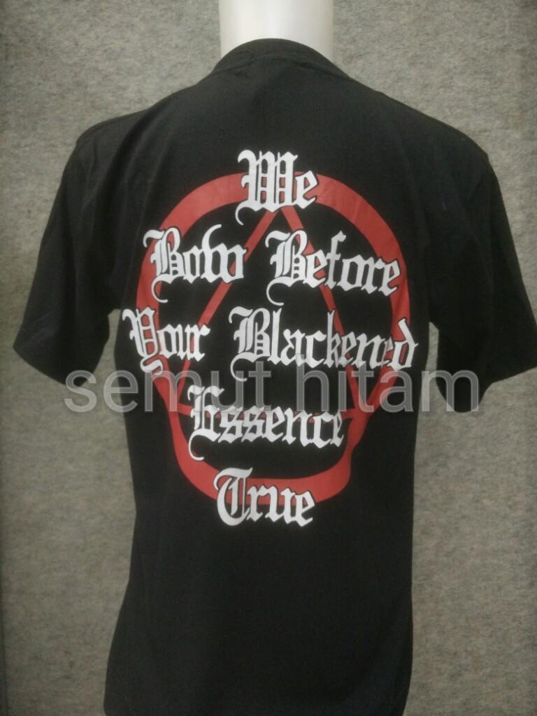 Kaos Pendek Band Metal Hitam Prapatan Rebel