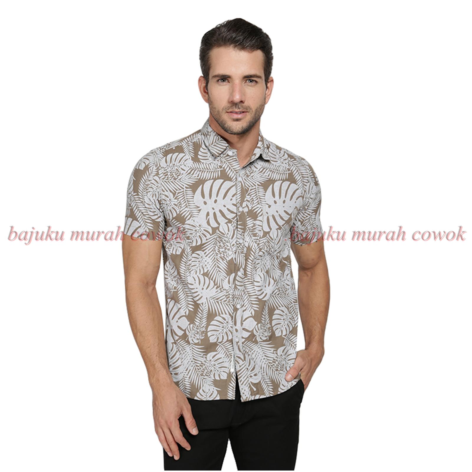 bajuku murah short white mix floral kemeja printing pria fashion pria atasan pria kemeja kembang printing kemeja batik atasan pria wanita kemeja distro kemeja lengan pendek kemeja kantor kemeja kerja modis gaul trendy kemeja pantai