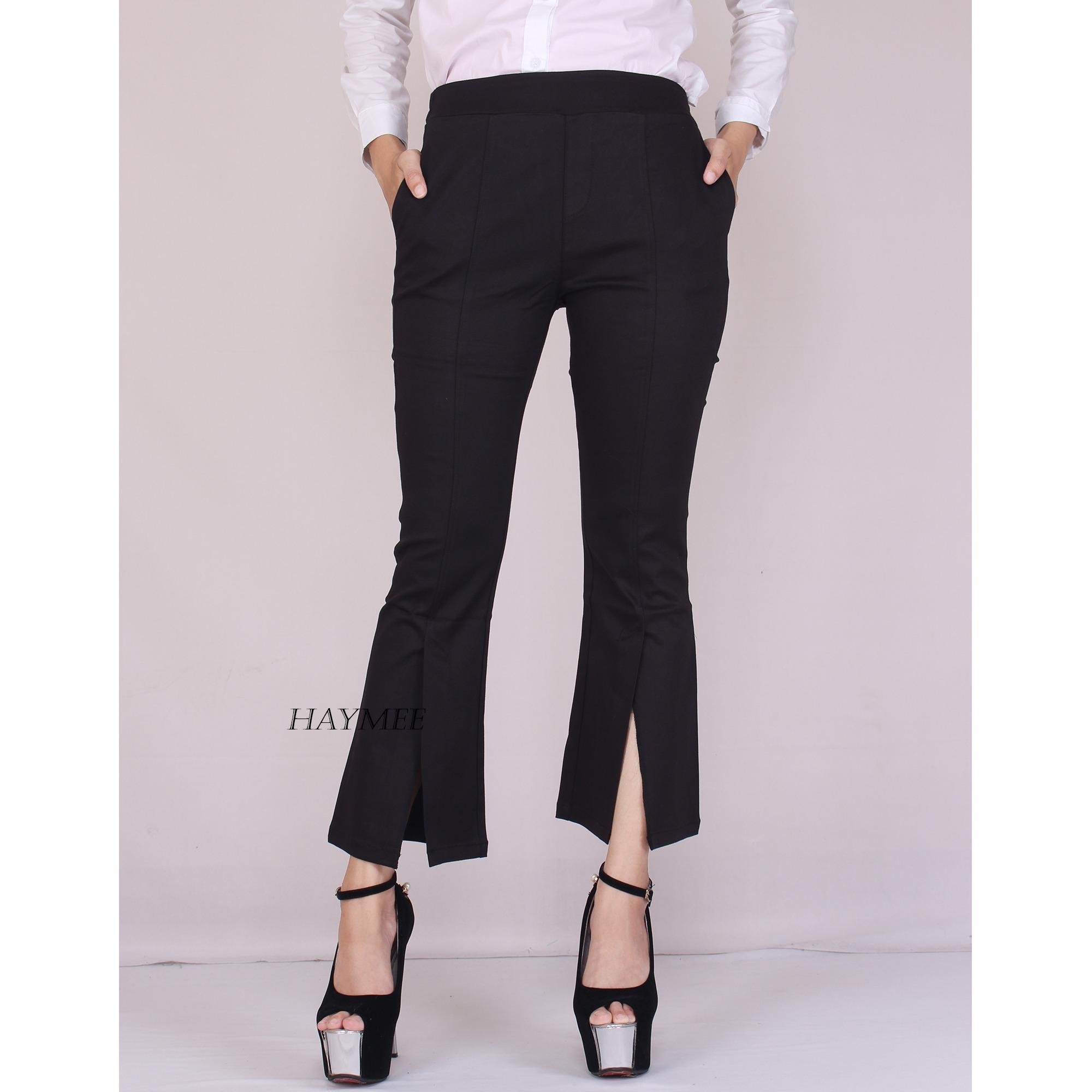 HaymeeStore Celana Cutbray Office Pants Katun Twill HQ lmport Bawahan Cutbray Wanita Celana Premium Cutbrai