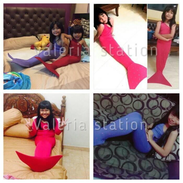 BAJU RENANG MERMAID MERMAID ANAK KOSTUM PUTRI DUYUNG ANAK - nTuoW6