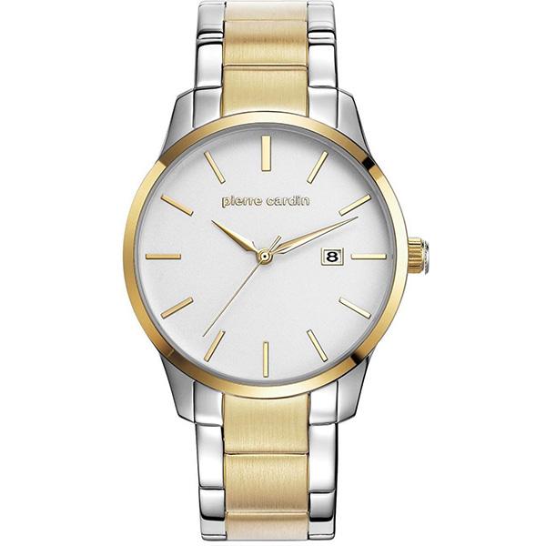 Pierre Cardin Jam Tangan Pria Pierre Cardin PC901741F07 Elsau Homme Two Tone Silver Gold Stainless Steel