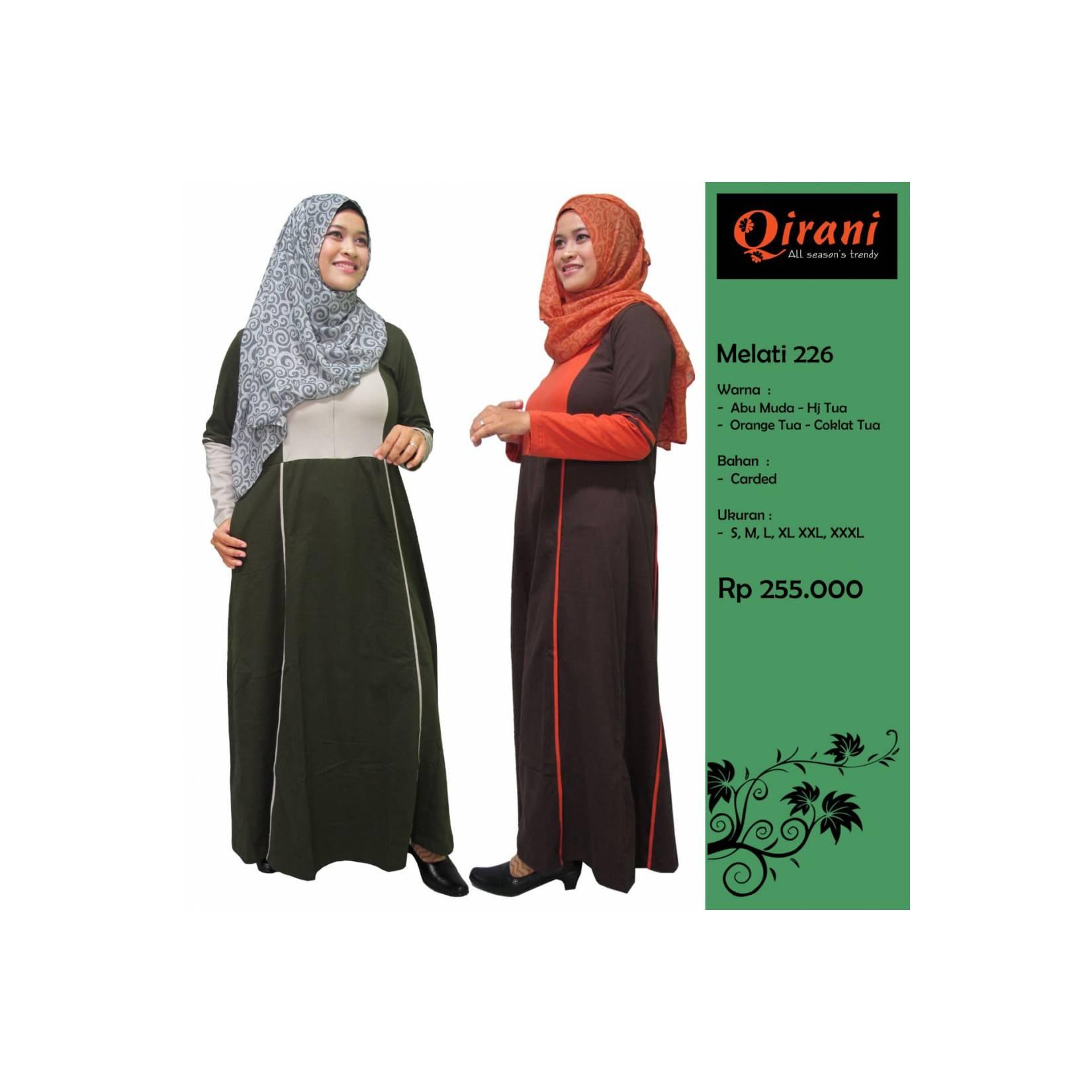 Gamis Qirani Melati-226 Big-Size