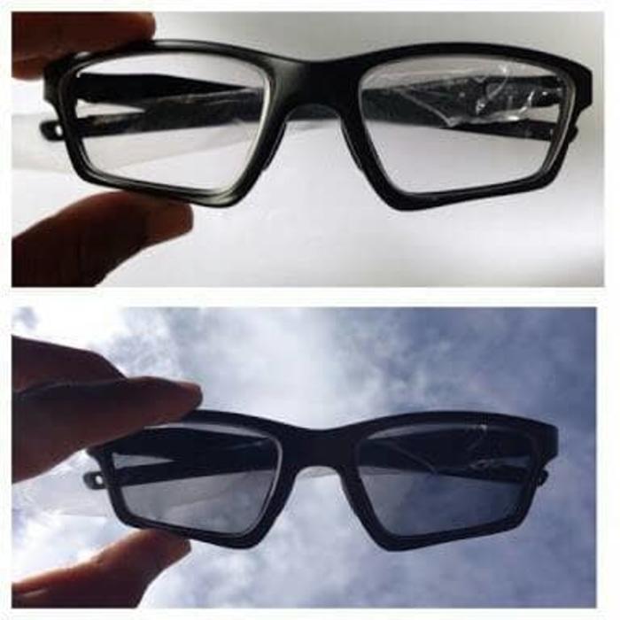 Ganti Lensa Minus / Plus / Silinder Photocromic Grey 2.50