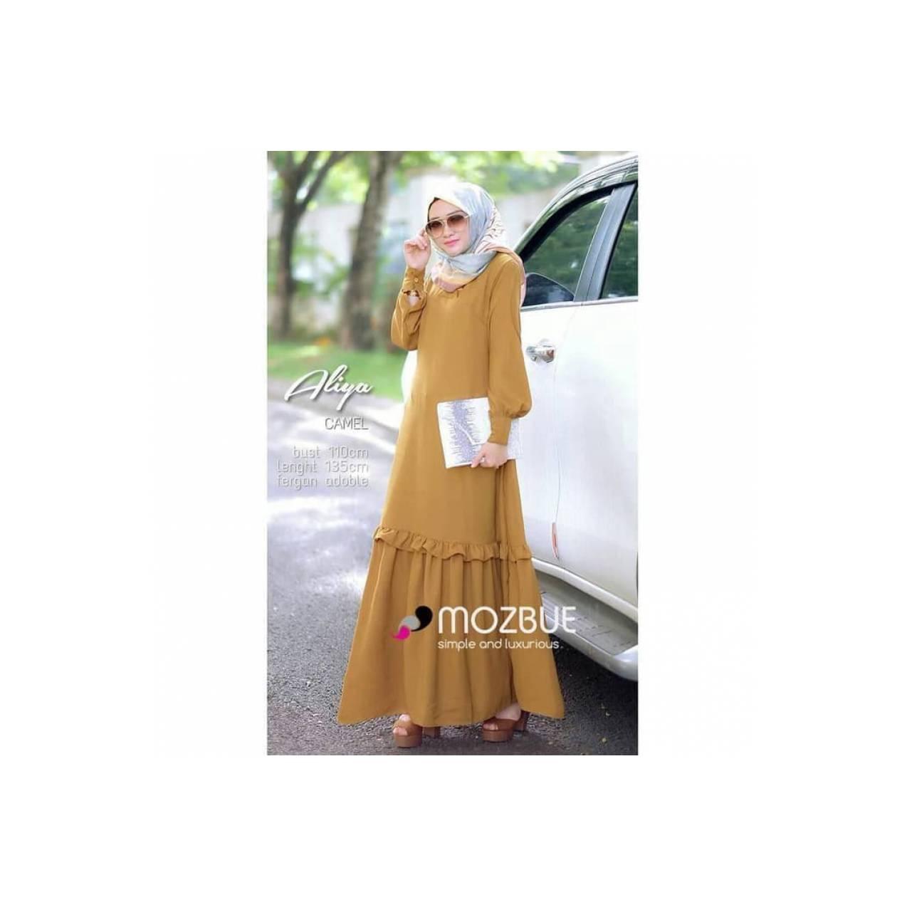 Jual baju muslim wanita murah / gamis panjang / aliya dress