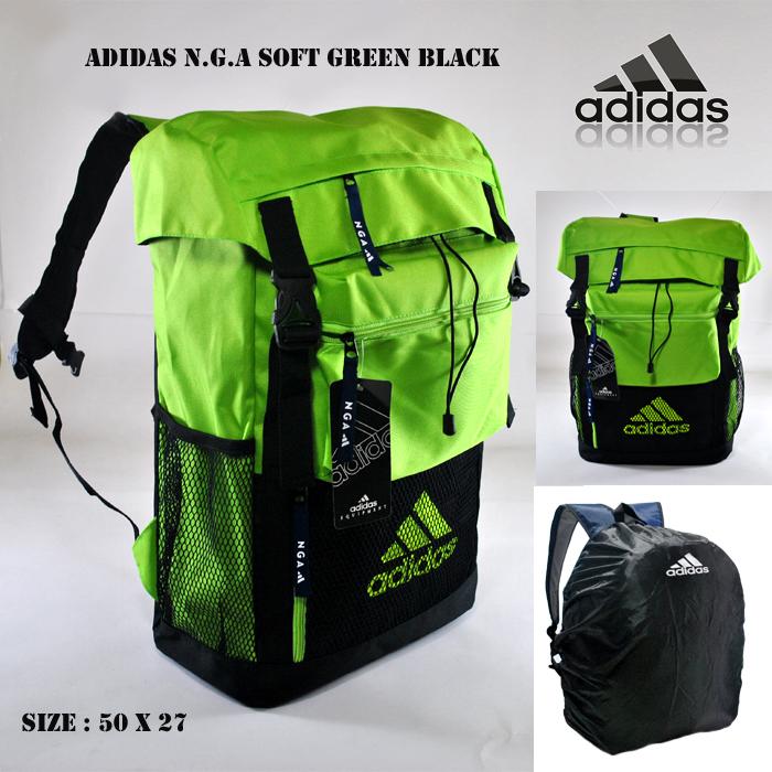 TAS RANSEL ADIDAS NGA GREEN - TAS OLAHRAGA - TAS SEKOLAH - BACKPACK - HIJAU NEON