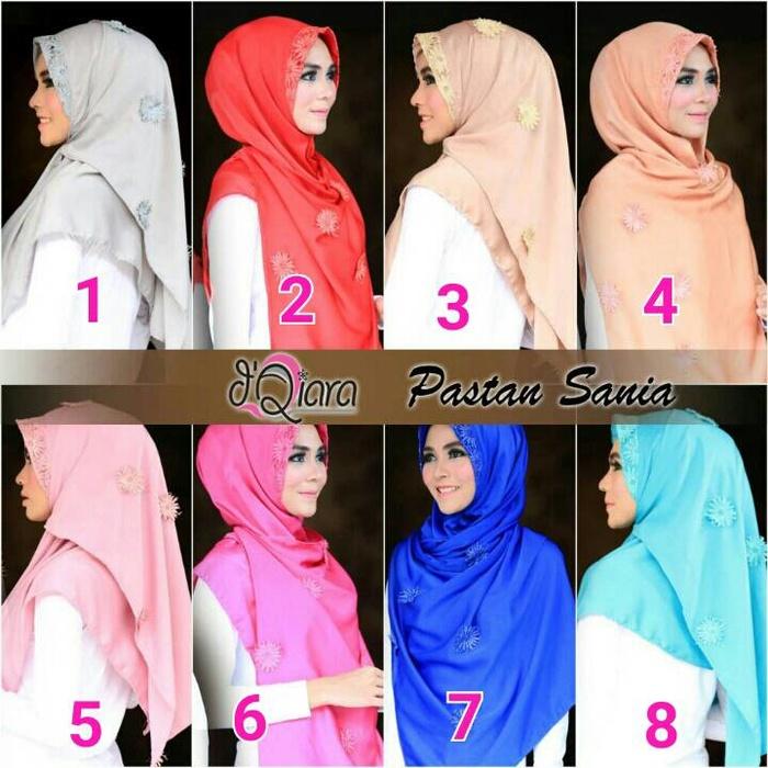 jual pashmina instan 2 ways Sania by deqiara A1512