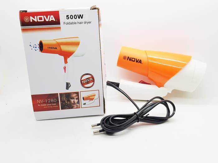 Original Hair Dryer lipat Merk NOVA NV-1280 / pengering rambut