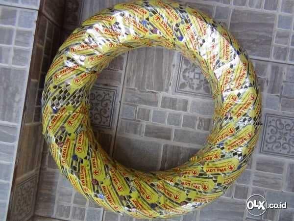 Ban Kymco Tubeless Ring 12 ukuran 90-90 merk Deli Tyre Swallow