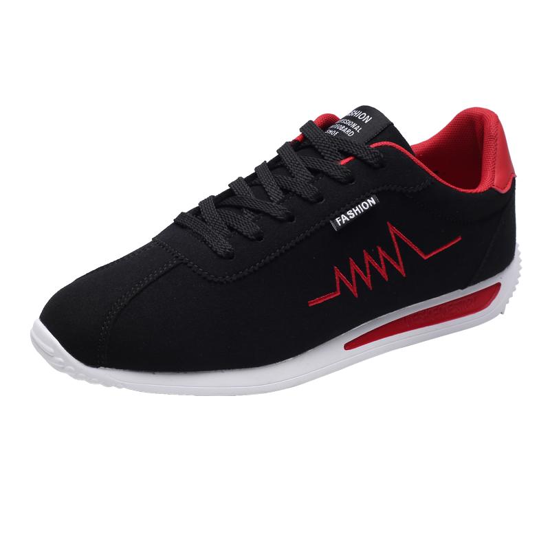 Pemuda Sepatu Musim Semi Sepatu CORTEZ Nike Korea Modis Gaya Remaja (Hitam)
