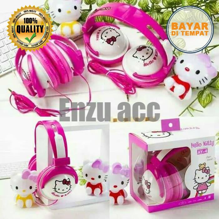 Enzu Acc Headphones/headset Karakter Animasi - Bando - Bigg bass