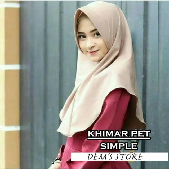 KHIMAR SIMPEL SIMPLE PET WOLFIS MURAH MERIAH