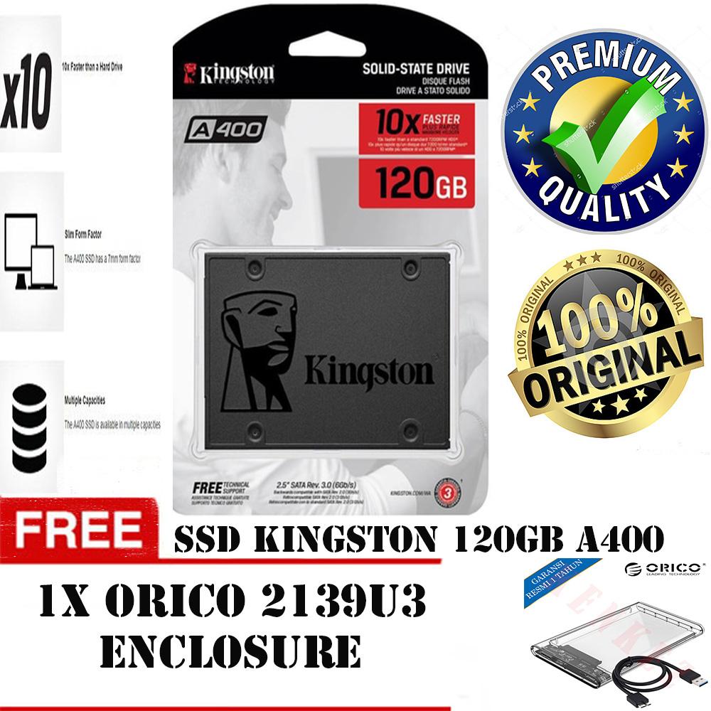 SSD KINGSTON 120GB A400 100% ORIGINAL-free ORICO 2139U3 Enclosure