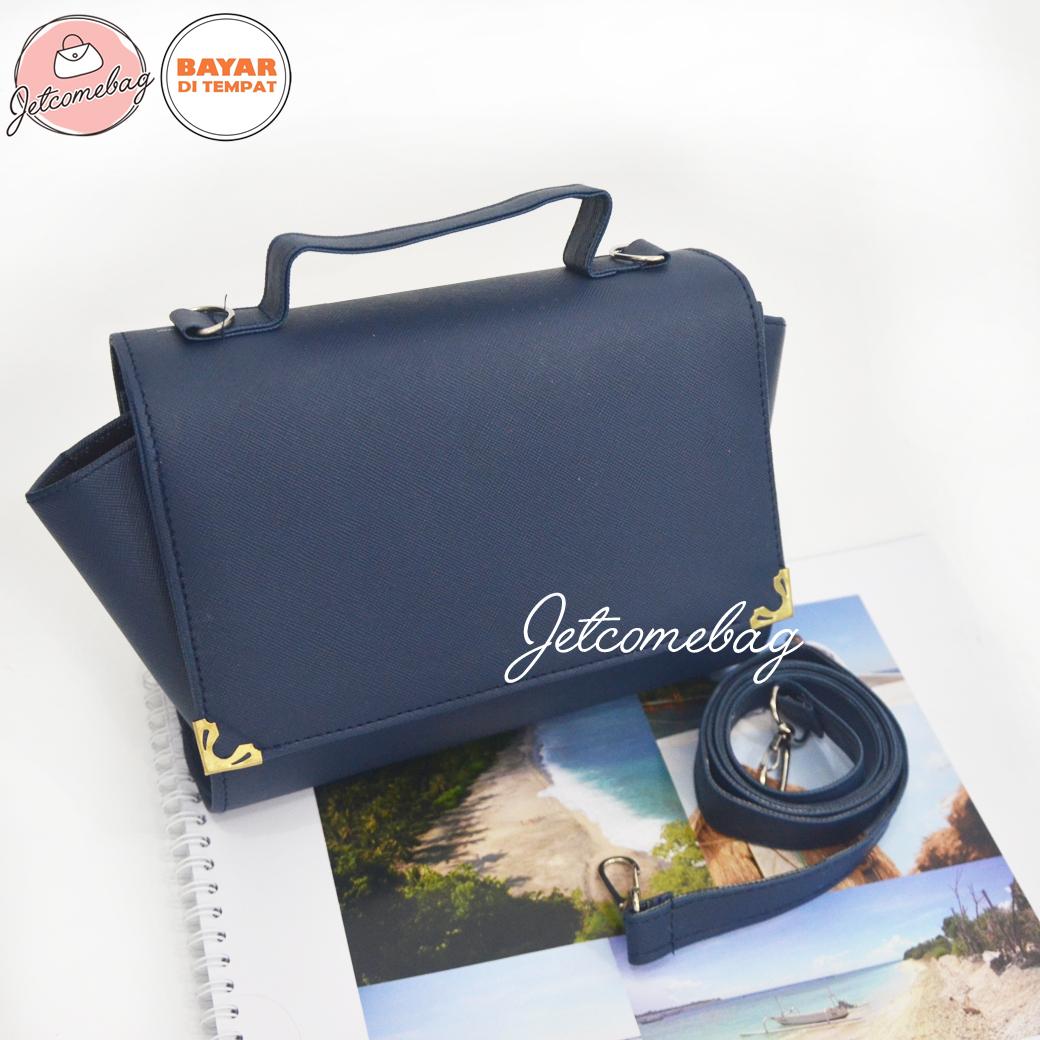 Tas Wanita Termurah Slingbag Mini Zara Navy / Black / Pink / Maroon Kulit Sintetis - JETCOMEBAG