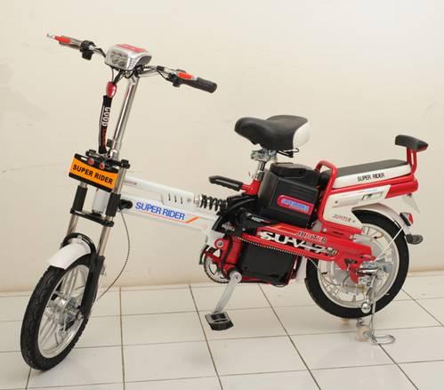 Sepeda Listrik Jupiter Merk Super Rider