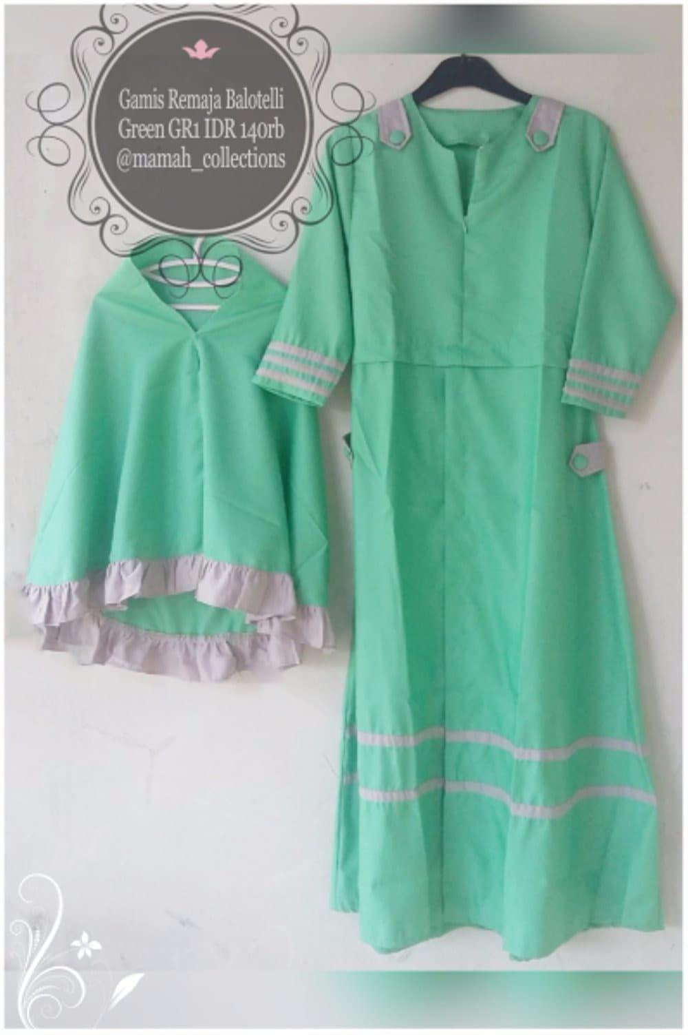 SALE Gamis Anak Remaja Balotelli 11 13 tahun pakaian muslim muslimah