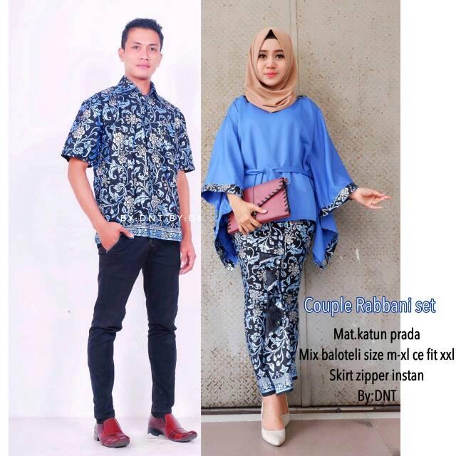 Batik Couple/ Batik Sarimbit / Batik / Batik Keluarga / Batik Modern / Couple Batik Rabbani