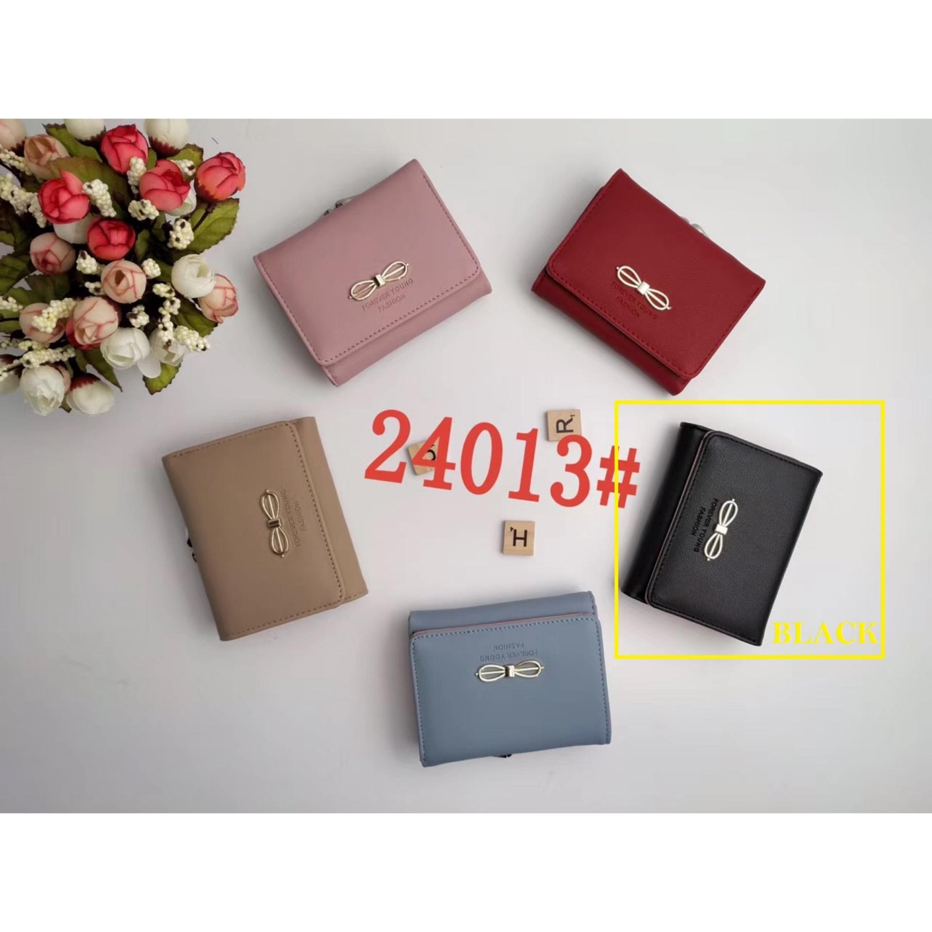 Dompet Fashion Wanita Forever Young Lipat 3 IMPORT / Dompet Lipat Mini Kulit IMPORT Wanita TRI FOLDED WOMAN WALLET RIBBON 24013 / Dompet Compact  Lipat / Dompet Mini Cewek / Dompet Lipat Wanita Murah / Dompet Lipat Import / Dompet Lipat Kecil Korea 