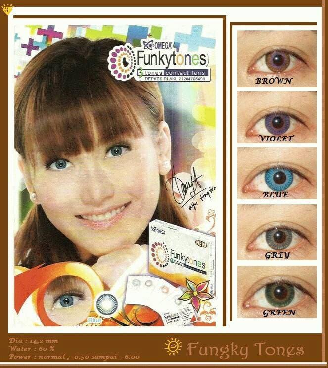 Softlens / Acessoris Softlens Omega fungkytones 3tone Promo