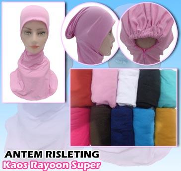 Ciput Ninja Dalaman Jilbab Kerudung Hijab Pashmina Khimar Antem Ninja Resleting Kaos