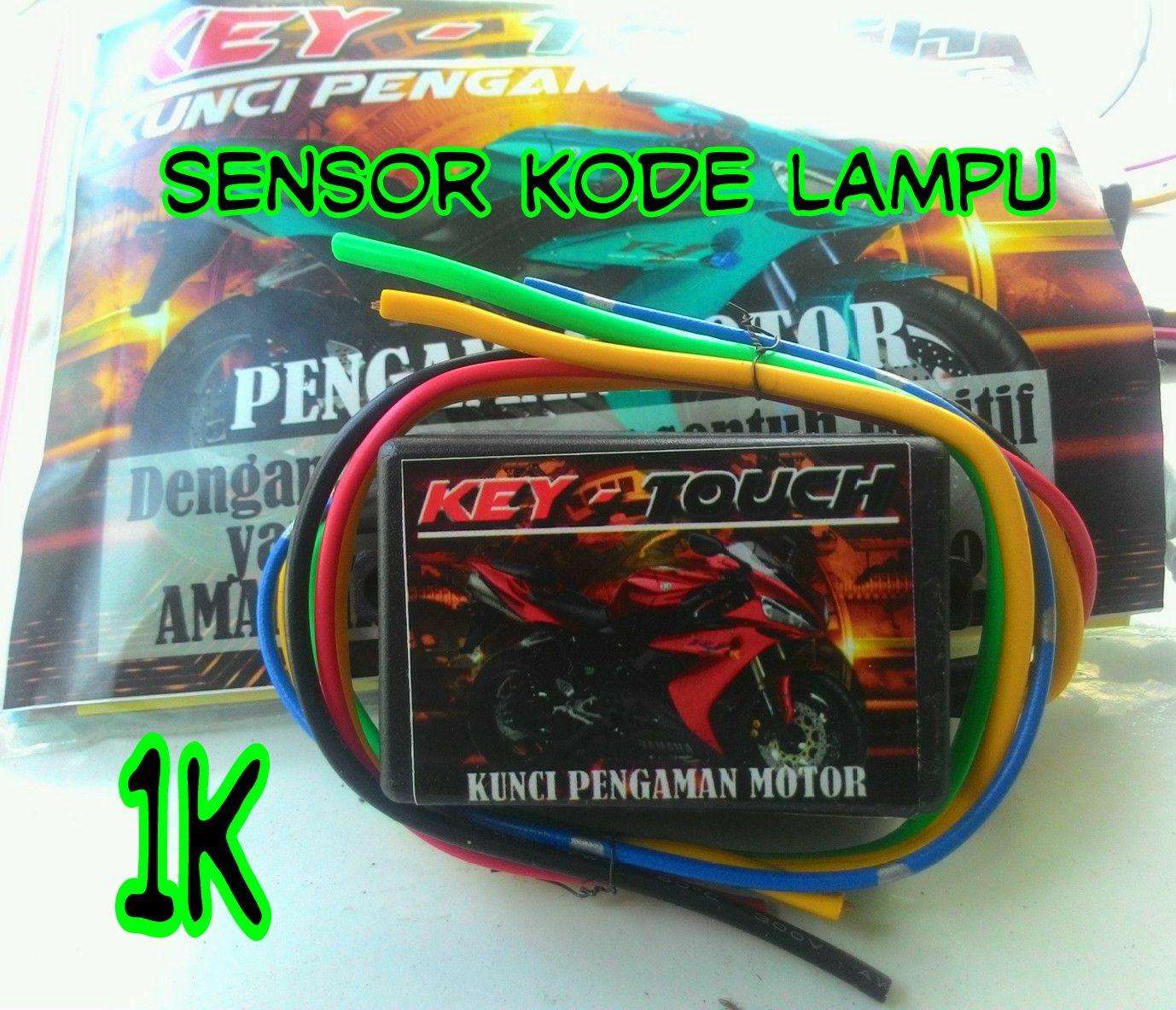Kunci rahasia motor kode SANDI LAMPU merk KEYTOUCH