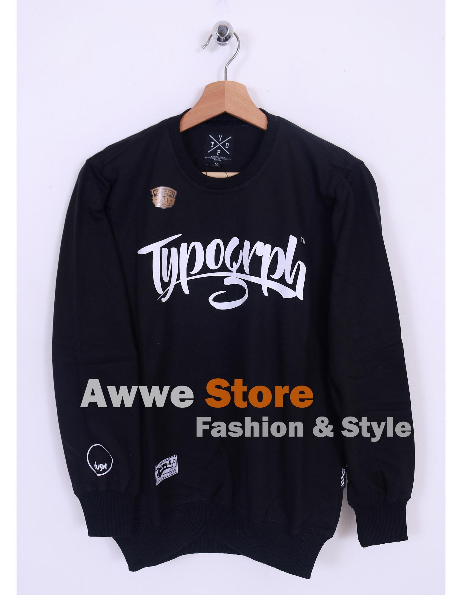 Awwe Store Sweater termurah / sweater pria / sweater distro / sweater tanah abang / sweater fashion / jaket / sweater thypograph 09