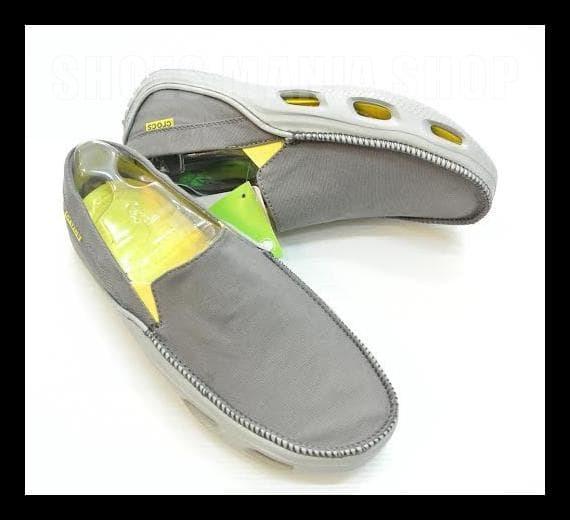 ASLI!!! Sepatu Crocs Tideline Sport Canvas Stok Update!