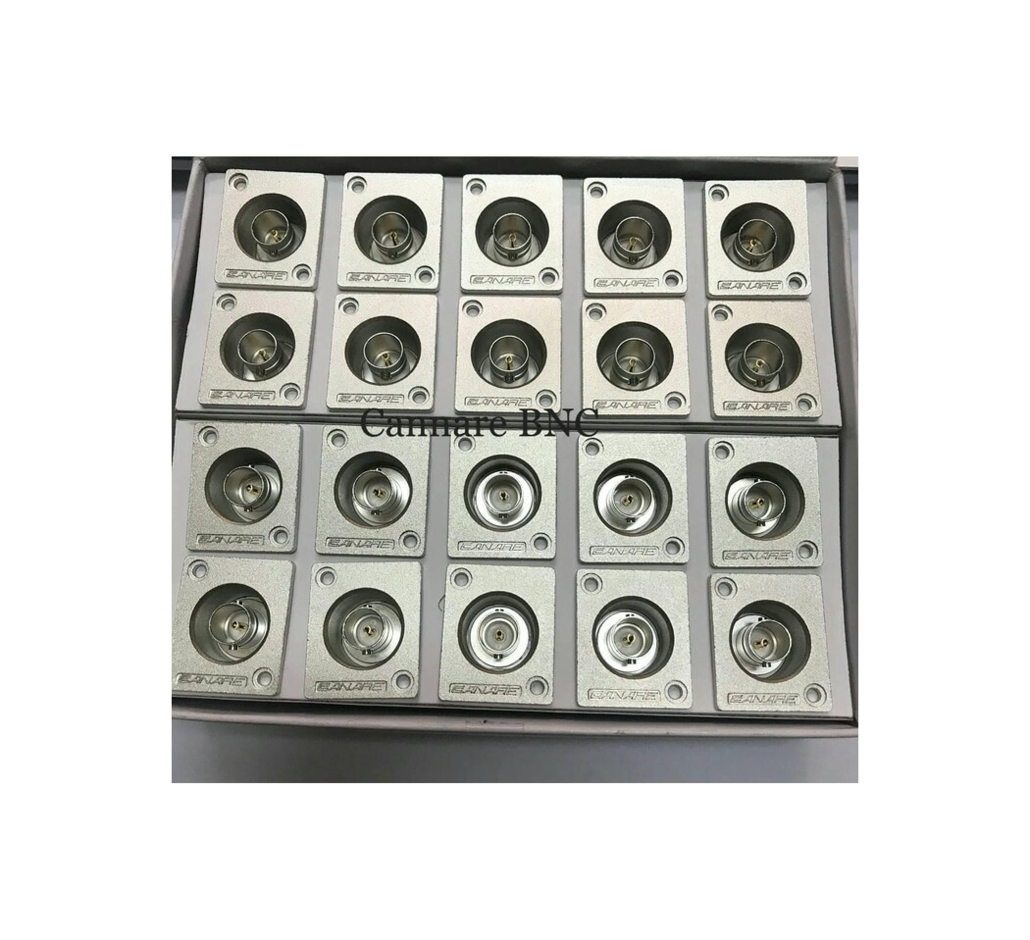 Jual Konektor Soket BNC Panel Segi Cannare Original