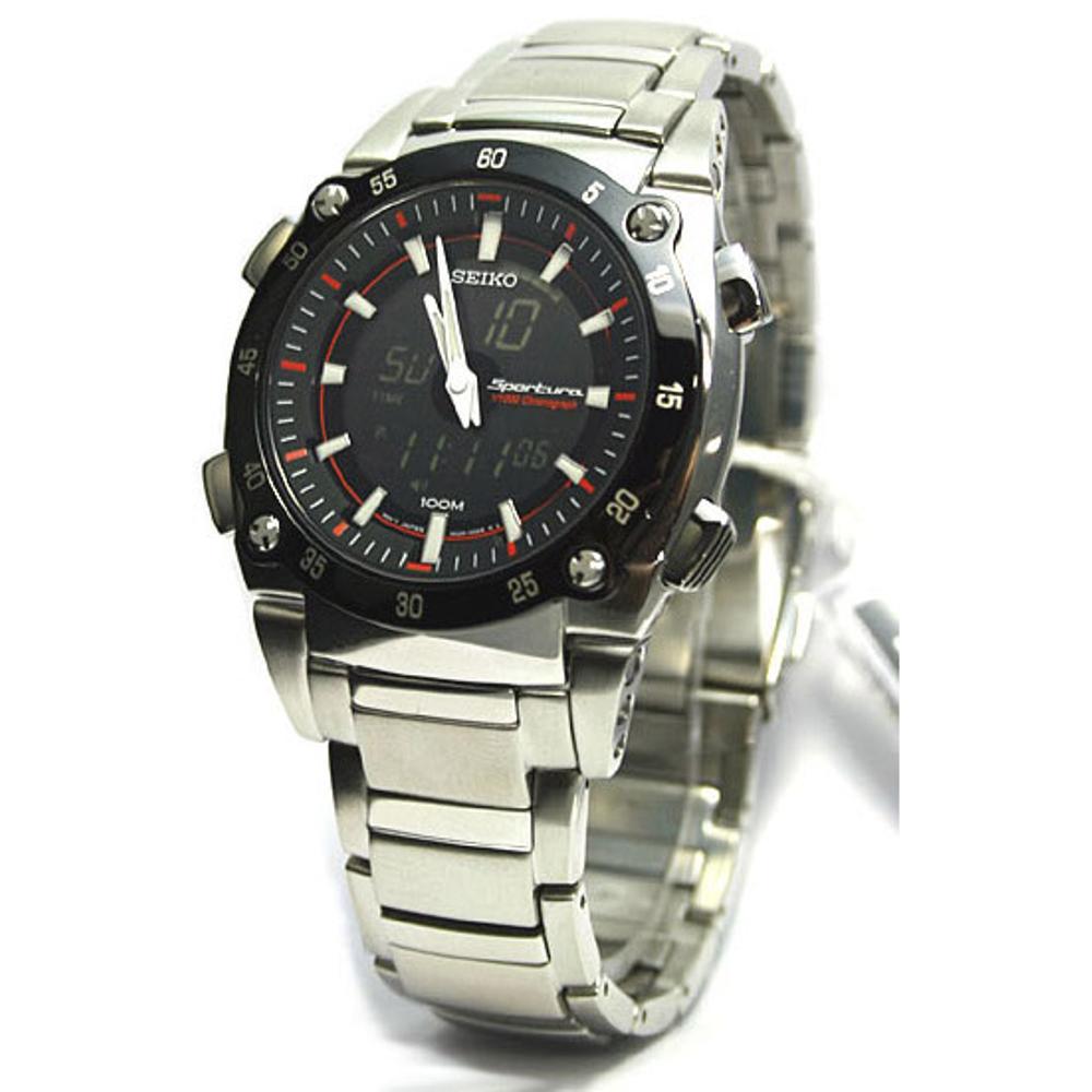 Seiko Sportura SNJ019P1 Chronograph Digital Analog | Jam Pria SNJ019 Best N2jt