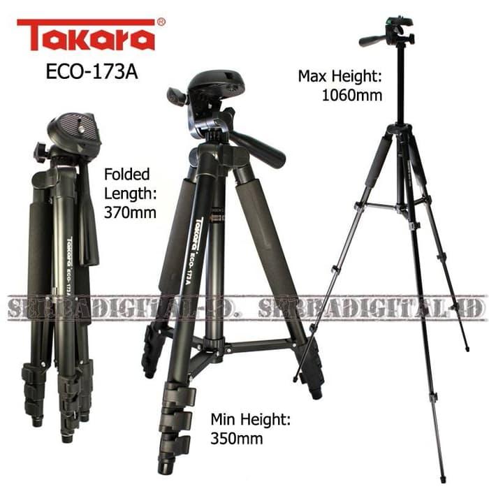 Promo Tripod Takara eco 173A original