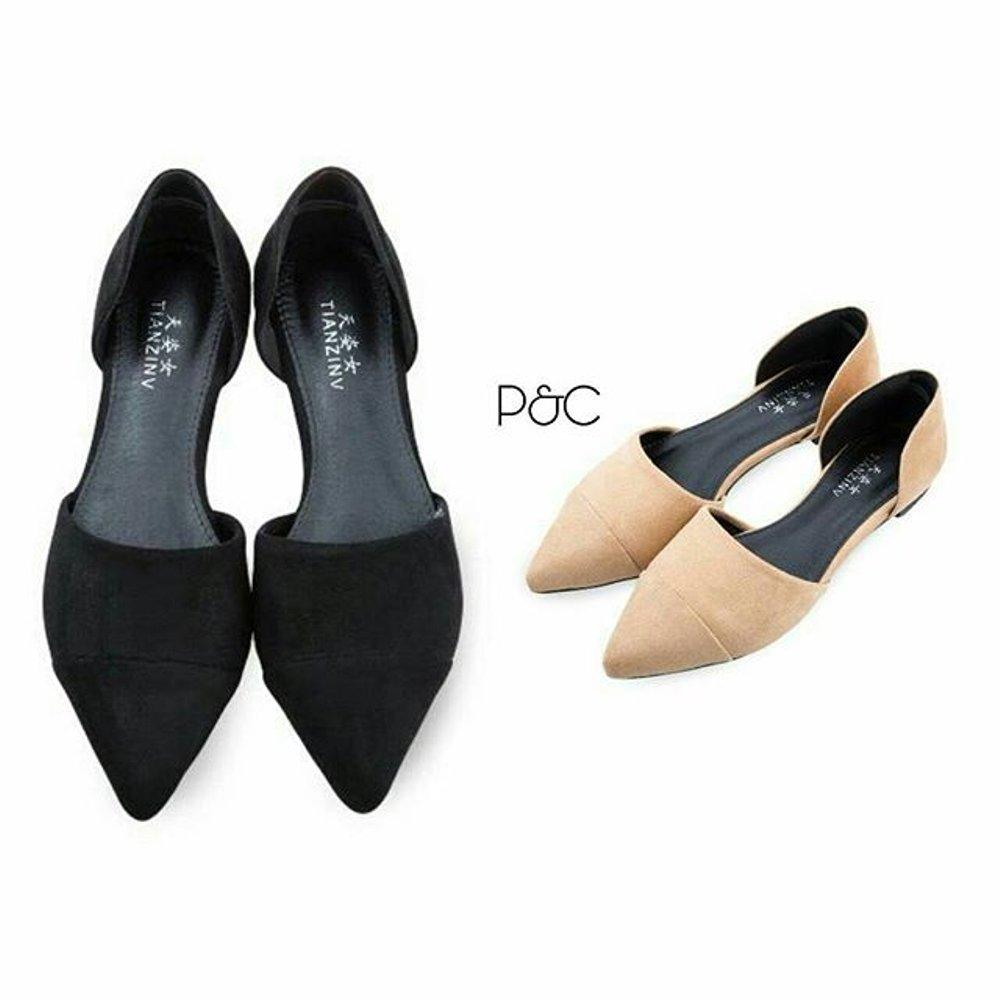 Sepatu murah Slim Flat Shoes Termurah Di Lazada