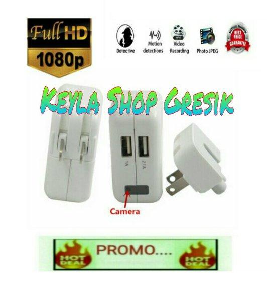 spy cam camera hidden ADAPTER CHARGER full HD 1080p kamera tersembunyi full rekam 24 jam non stop model AC mini colokan listrik kepala batok cas hp KEYLA SHOP GRESIK SURABAYA SIDOARJO MAKASAR