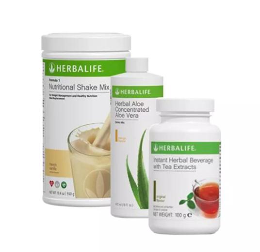 Herbalife_#Paket Hemat ShakeAloe,thermotea #program basic NC 1bulan