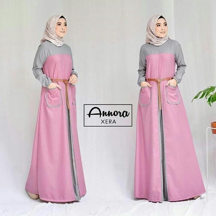 Baju Muslim Original Gamis Annora Dress Balotelly Baju Panjang Muslim Dress Casual Wanita Pakaian Muslim Wanita Pakaian Hijab Modern Baju Gaun Pesta Modis Trendy Terbaru
