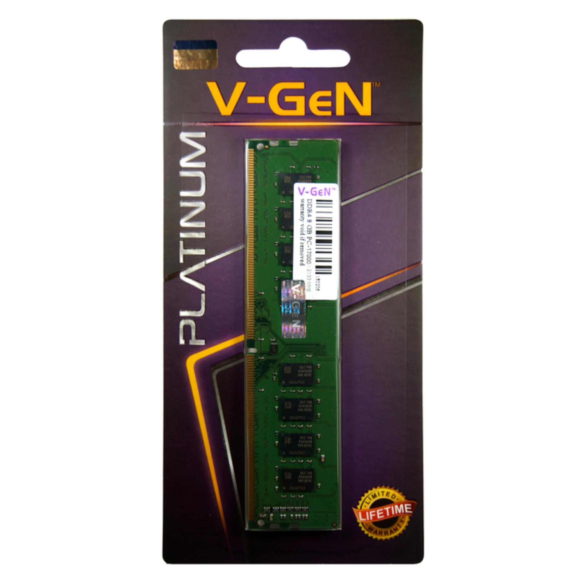RAM DDR4 V-GeN 8GB PC17000/2133Mhz Long Dimm - Memory PC VGEN