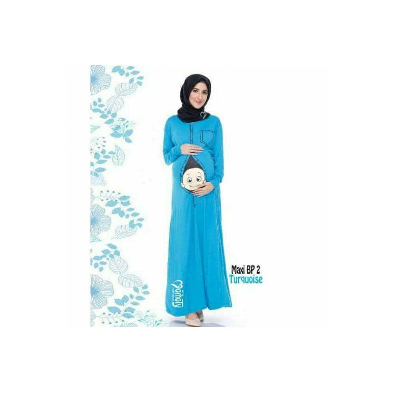 Eksklusif!! Baju ibu hamil model maxi dress BP2/ gamis / long Limited