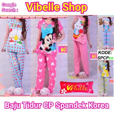 SPCPxxx - Vibelle Shop Grosir Baju Tidur Piyama Fashion Baju Murah Wanita Spandek Korea
