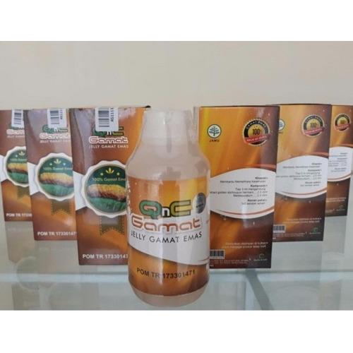 QnC Jelly Gamat 100% Ekstrak Teripang Emas - Obat Kelenjar Getah Bening, Kelenjar Tiroid, Benjolan Di Leher, Benjolan Di Ketiak, Kanker, Tumor