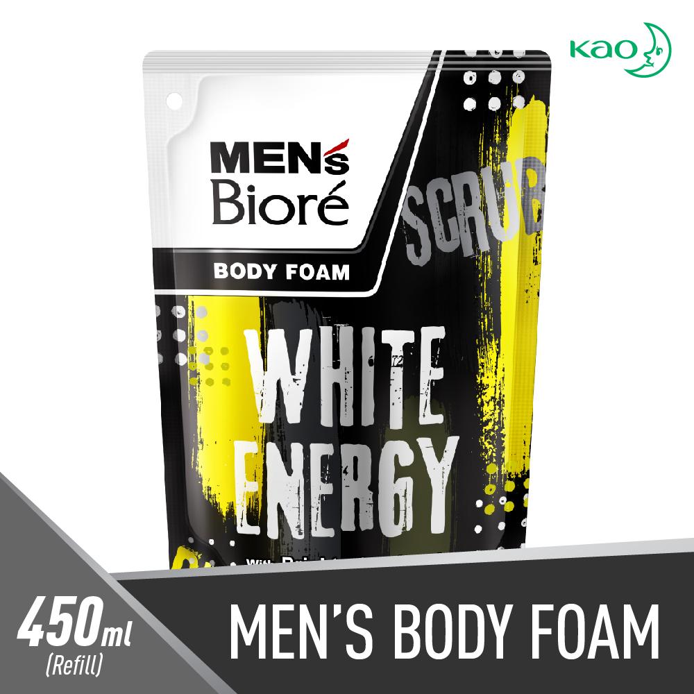 Mens Biore White Energy Body Foam - 450 Ml By Lazada Retail Biore.