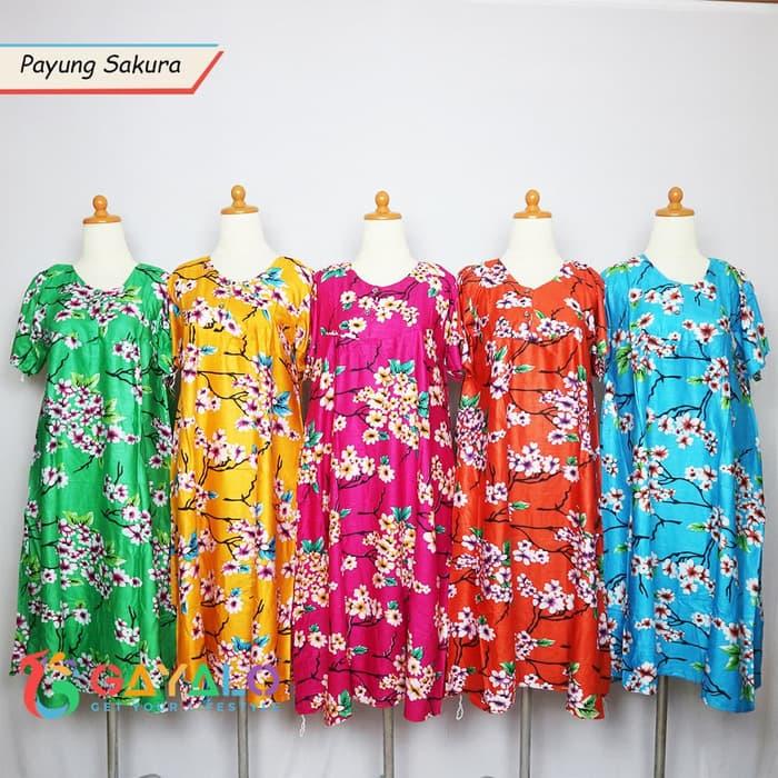 Dress Hamil Baju Daster Payung Sakura/Baju Santai/Baju Hamil/Daster Kl