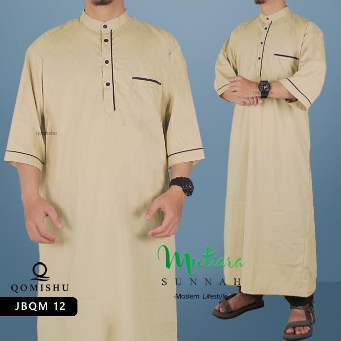 Gamis Muslim Pria Gamis Jubah Pria Baju Muslim Pria Gamis Pria JBQM 12