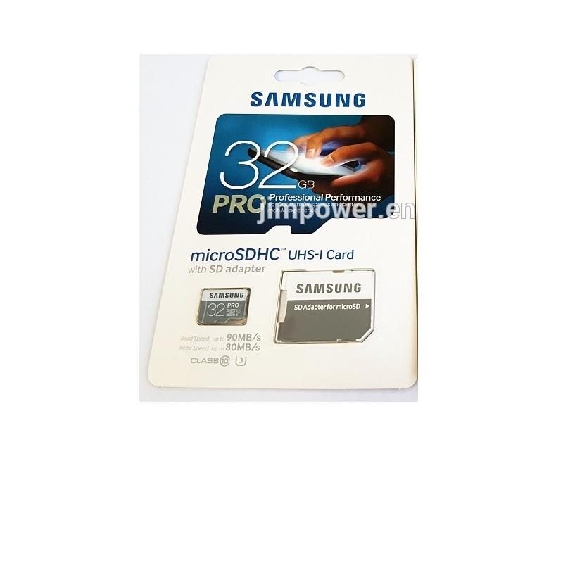 Samsung 32 Gb Uhs-I 90mb Class 10 PRO Micro SdXc Card With Sd Adapter