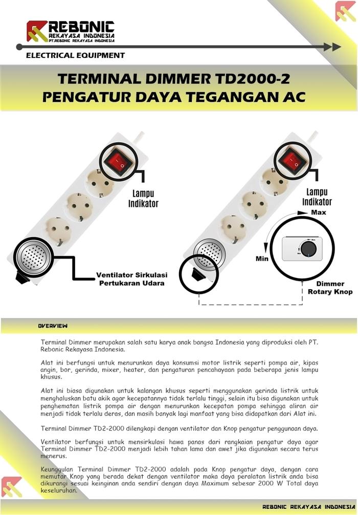 [ GARANSI 100% ] Terminal Dimmer Pengatur Kecepatan Motor 2000W Bor Gerinda Kipas Angin @ kipas angin mini / kipas angin dinding / kipas angin portable / kipas angin ac / kipas angin berdiri/ kipas angin gantung cosmos model ac miyako kecil