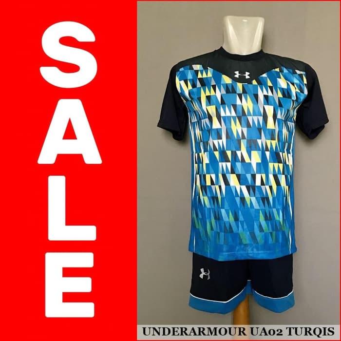 OBRAL MURAH Setelan Futsal / Sepakbola UA02 Obral (Baju Kaos Jersey Bola Celana) TERLARIS
