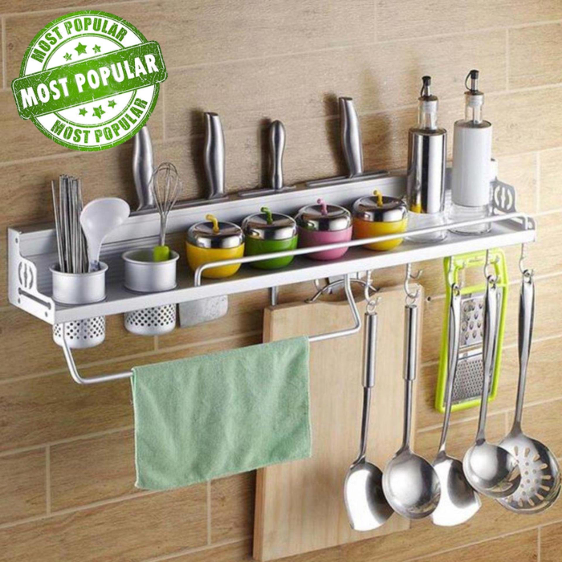 Family Choice Rak Dinding Dapur Aluminium Berkualitas Size 60x12,5x10cm
