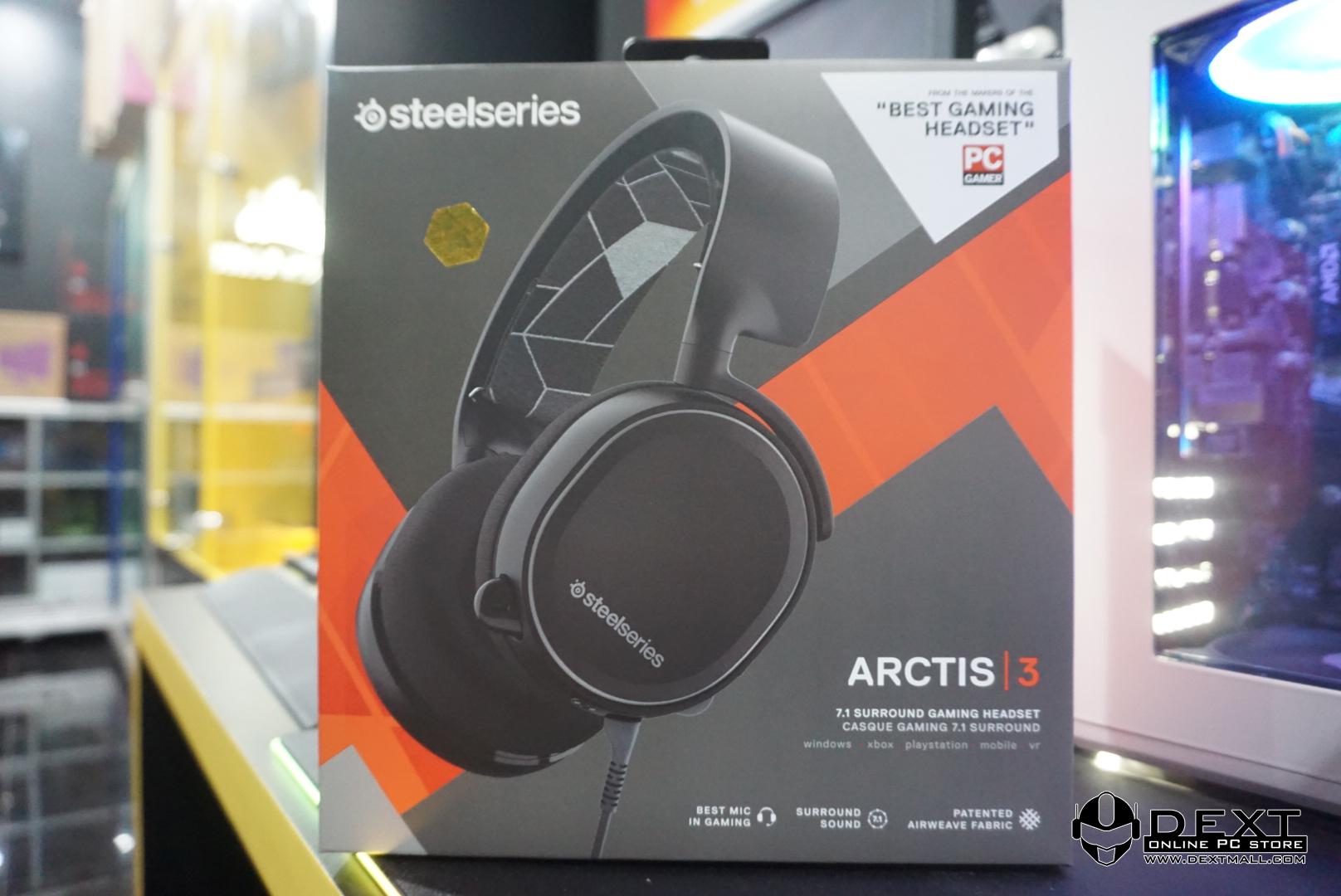 SteelSeries Arctis 3 with 7.1 DTS Headphone:X Black