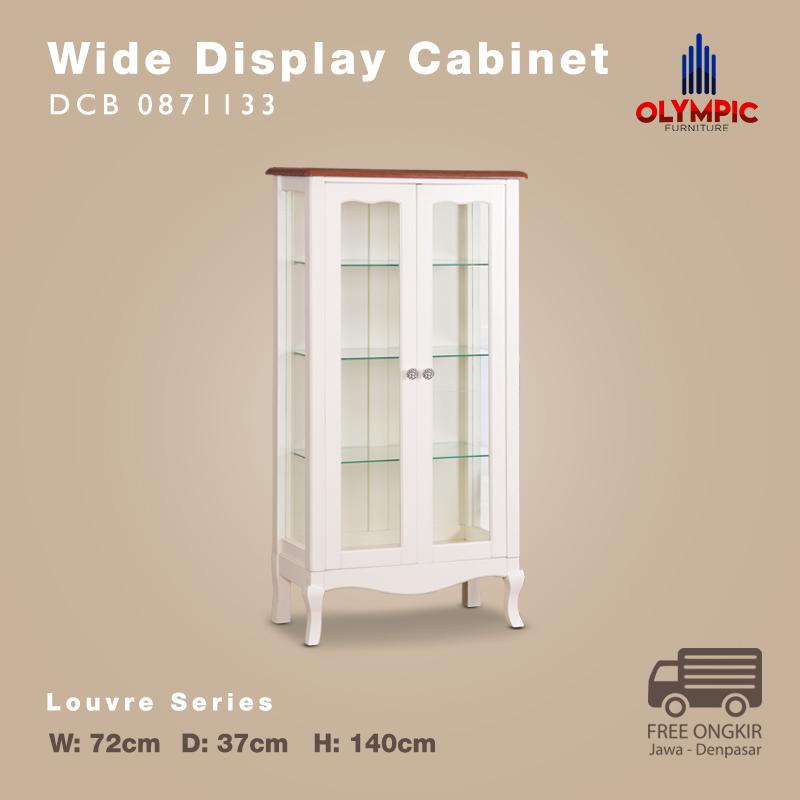 Olympic Louvre Series Didplay Cabinet Big Lemari Kaca Pajangan European Style - DCB 0871133