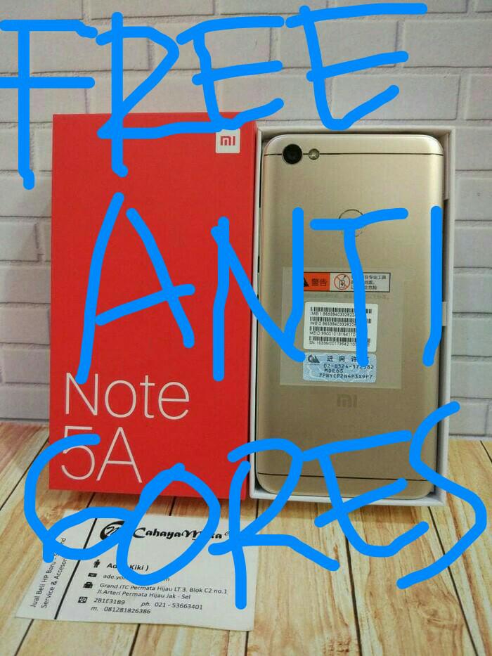 HP XIAOMI NOTE 5A RAM 2/16 GB (mi 5A) - GOLD - GREY - ROSE GOLD