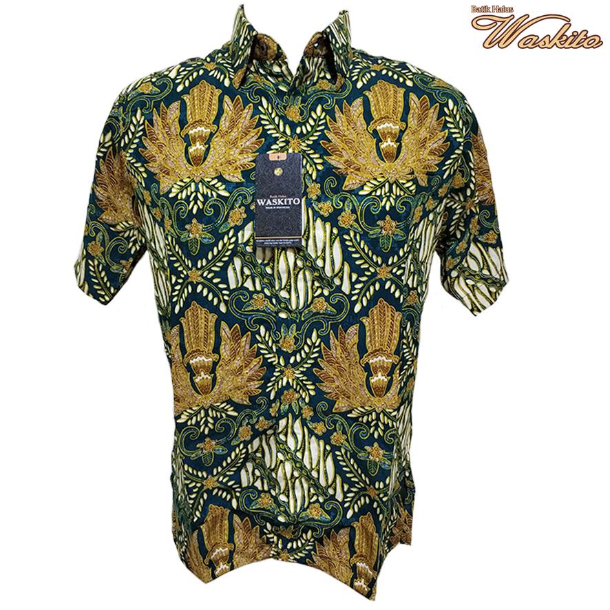 Hem Batik Semi Sutera Doby - HB LE 1402 - Green