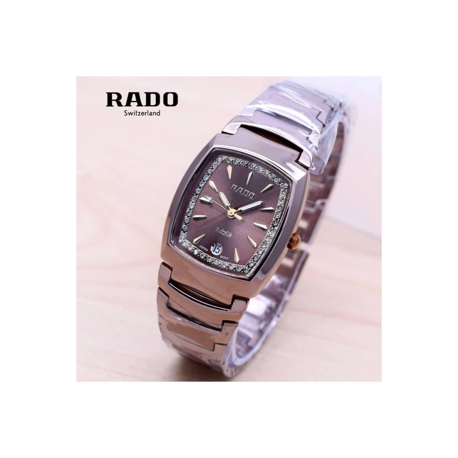 promo Jam Tangan Wanita Rado RD 769 Oval Rantai wanita