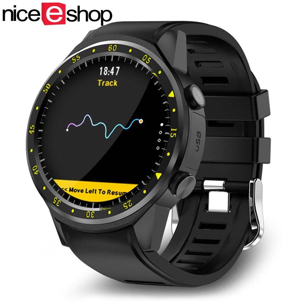 Niceeshop Tes Darah F1 Smartwatch dengan Kamera Altimeter Mendukung Kartu SIM Smartwatch Gps Denyut Jantung Jam Tangan Olahraga untuk IOS Android